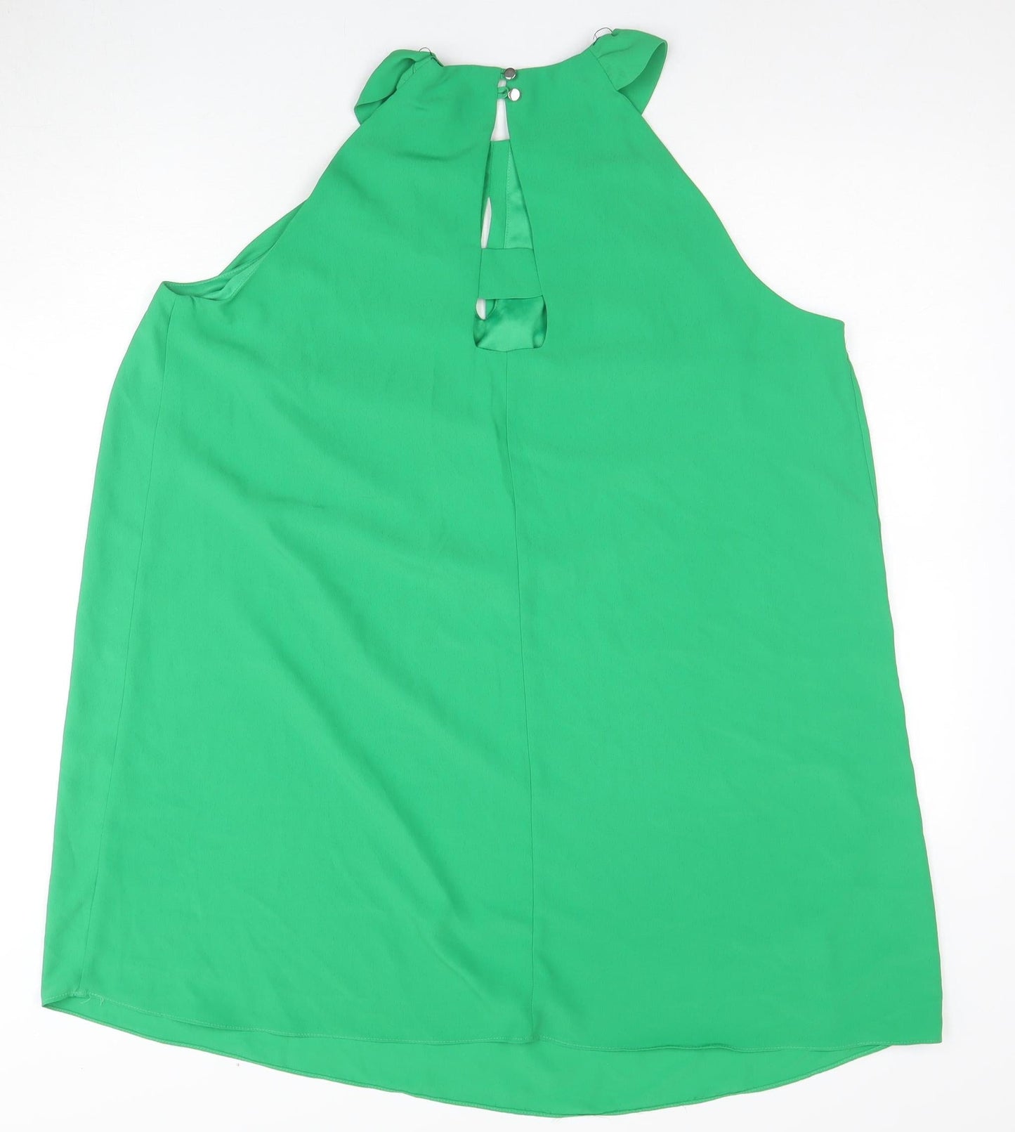 Red Herring Women's Green Sleeveless Swing Dress