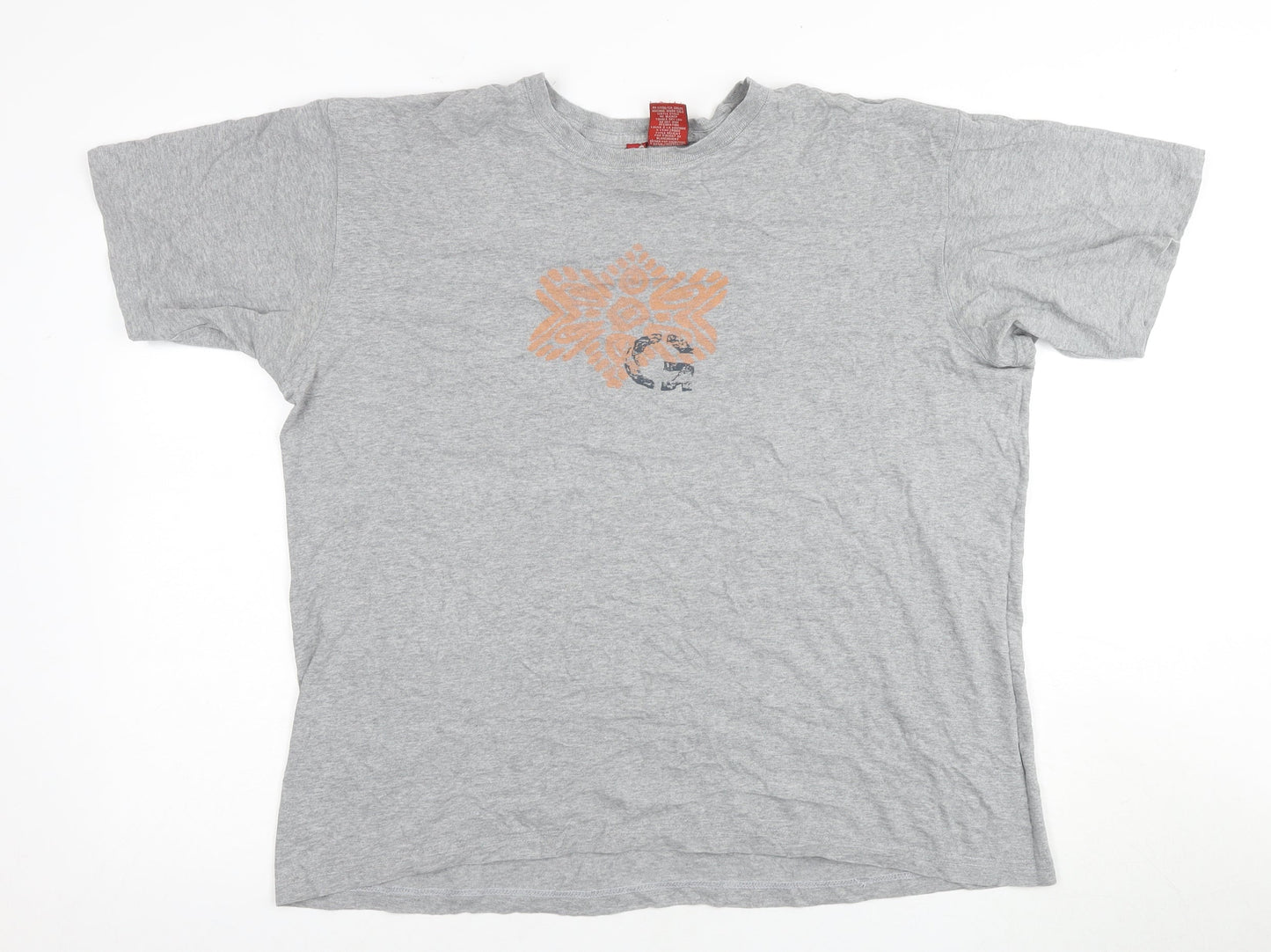 Guess Men’s Grey Medium Crew Neck T-Shirt