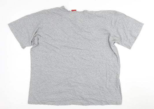 Guess Men’s Grey Medium Crew Neck T-Shirt