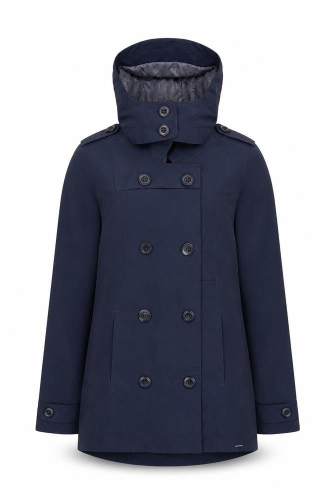Tribord Men's Blue XS Rain Coat, Waterproof Hooded Outdoor