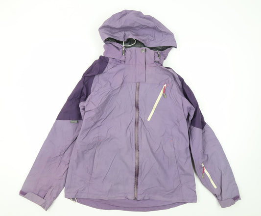 TOG24 Women's Purple Outdoor Jacket Size 12-14