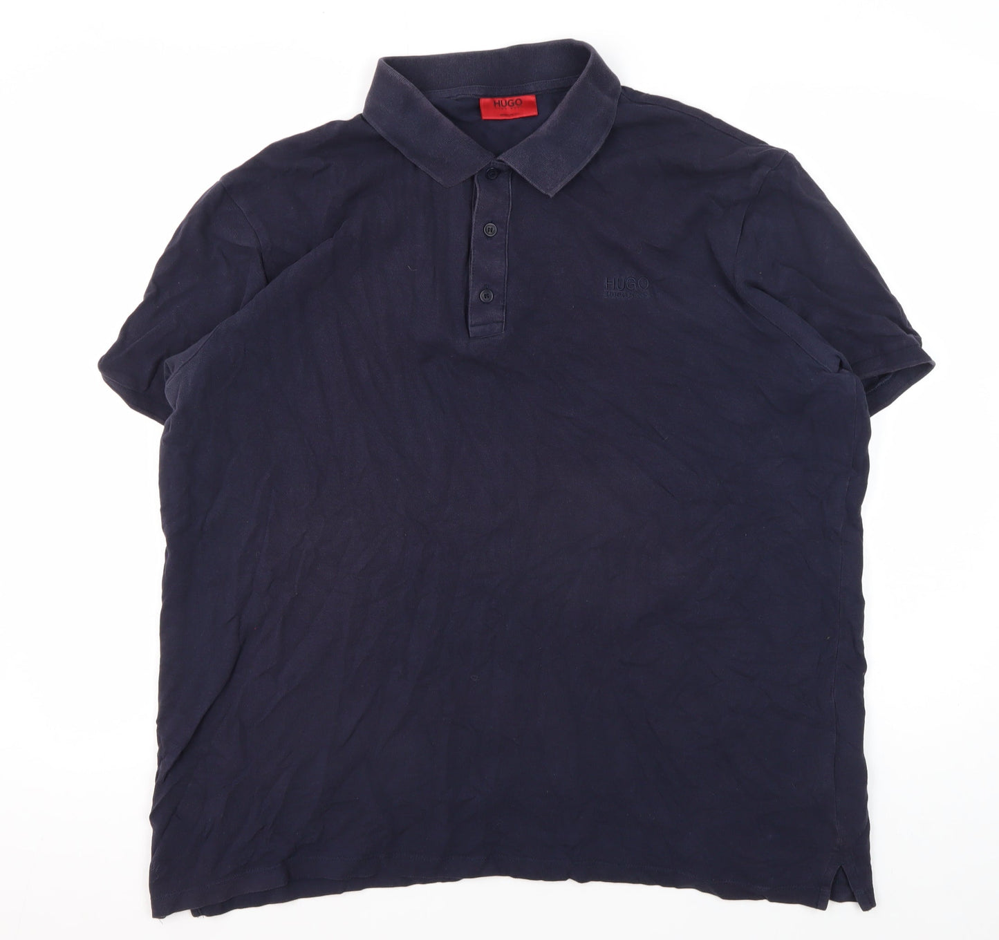 Hugo Boss Men's Blue 2XL Regular Fit Polo Shirt
