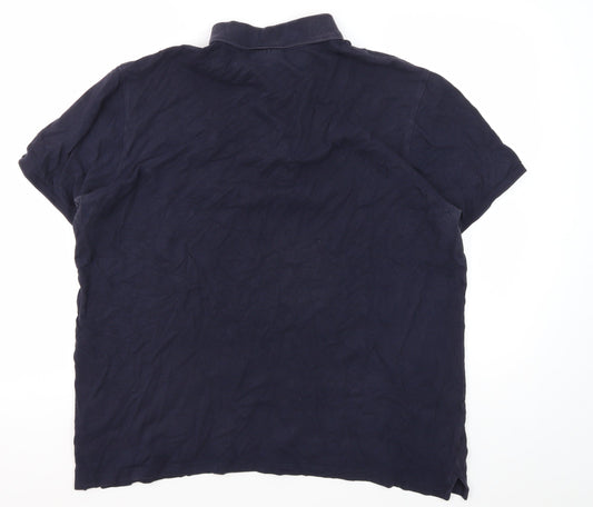 Hugo Boss Men's Blue 2XL Regular Fit Polo Shirt