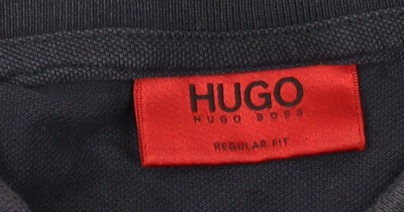 Hugo Boss Men's Blue 2XL Regular Fit Polo Shirt