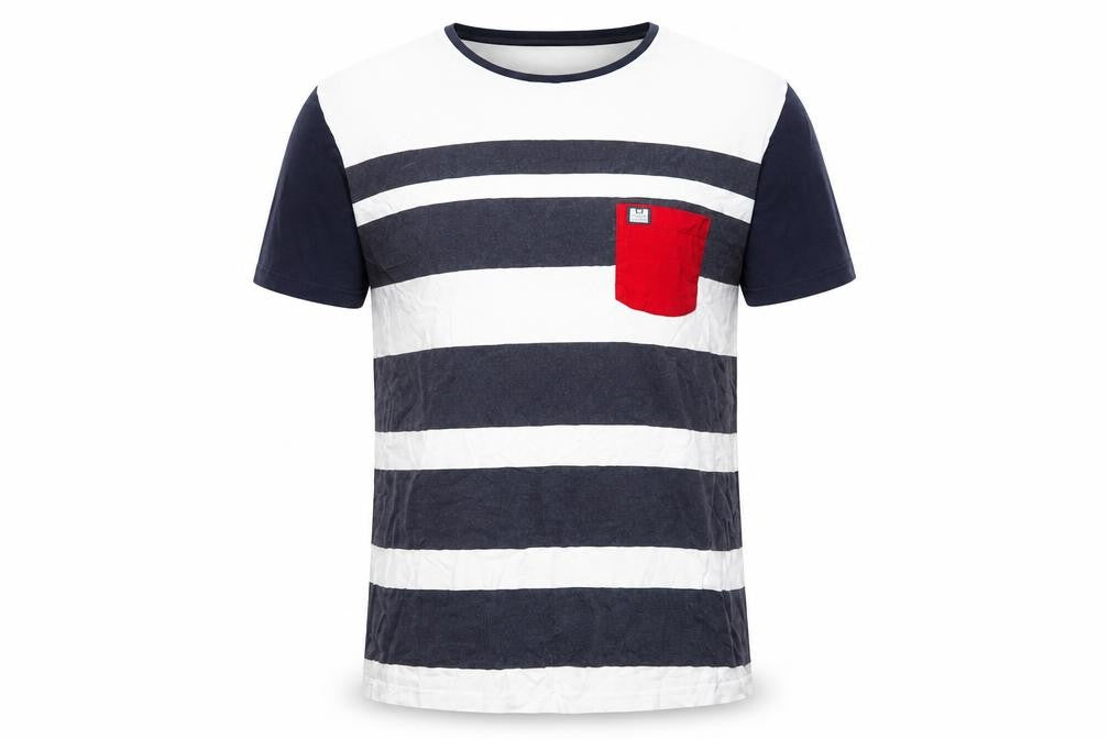 Weekend Offender Men's XL Striped T-Shirt Multicoloured