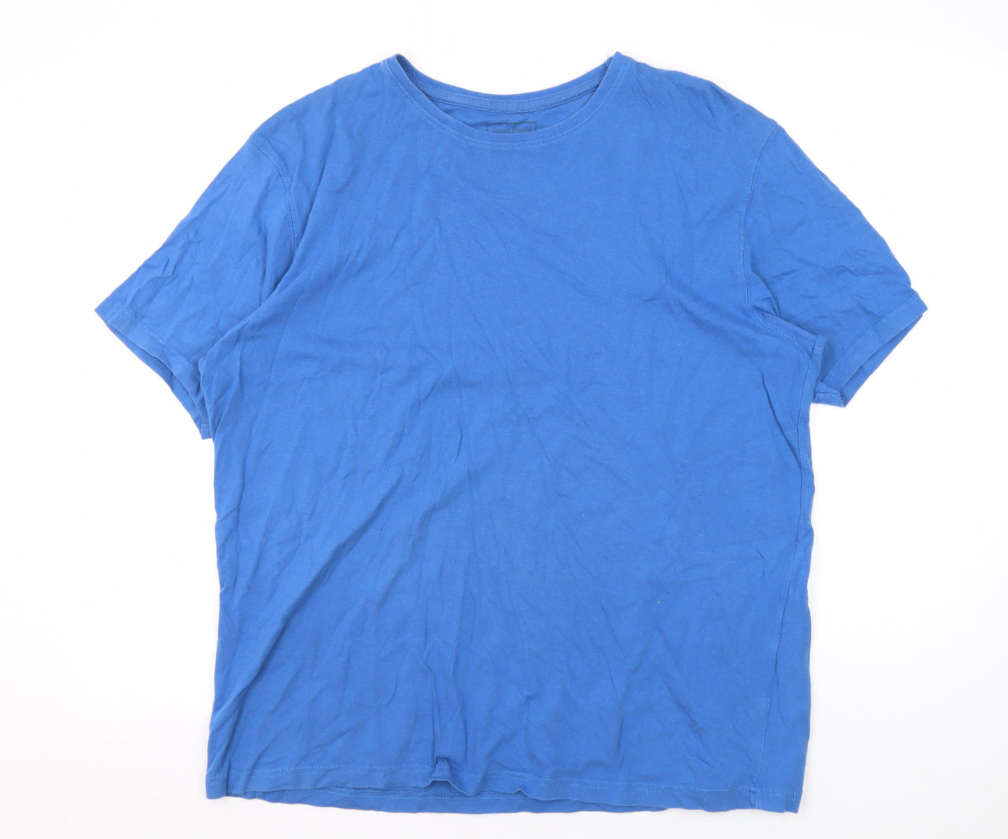 James Pringle Men's Blue Cotton T-Shirt Medium