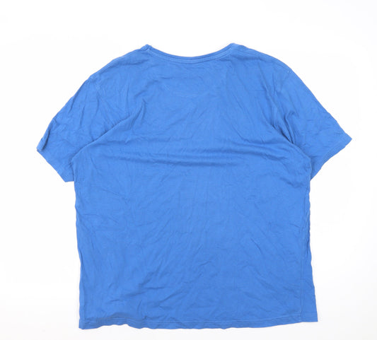 James Pringle Men's Blue Cotton T-Shirt Medium