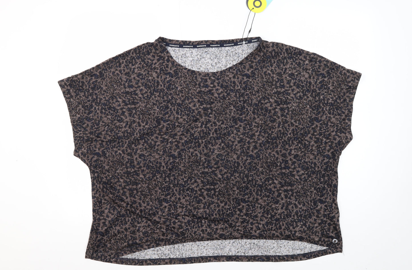 Marks and Spencer Women's Brown Animal Print T-Shirt