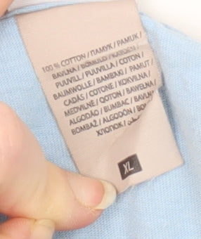 Disney Blue XL Cartoon Crew Neck T-Shirt