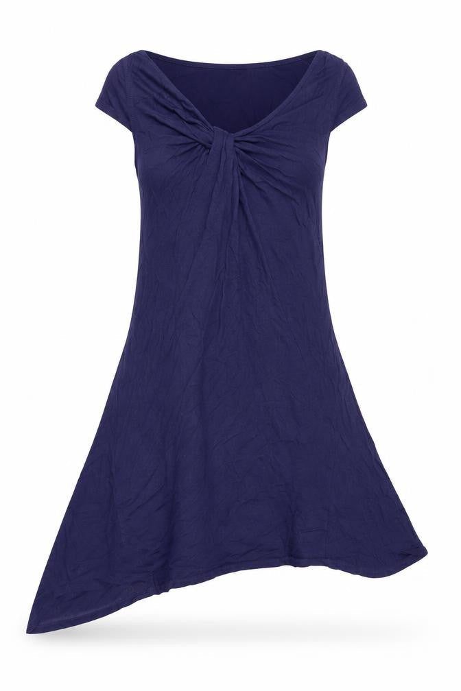 Bluh Sculpt Women's Asymmetric Blue Dress Size 8