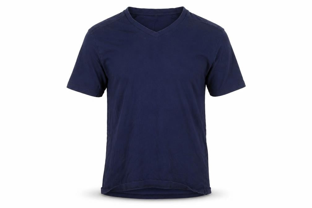 Mens UK Size M Donnay Blue  Cotton T-Shirt