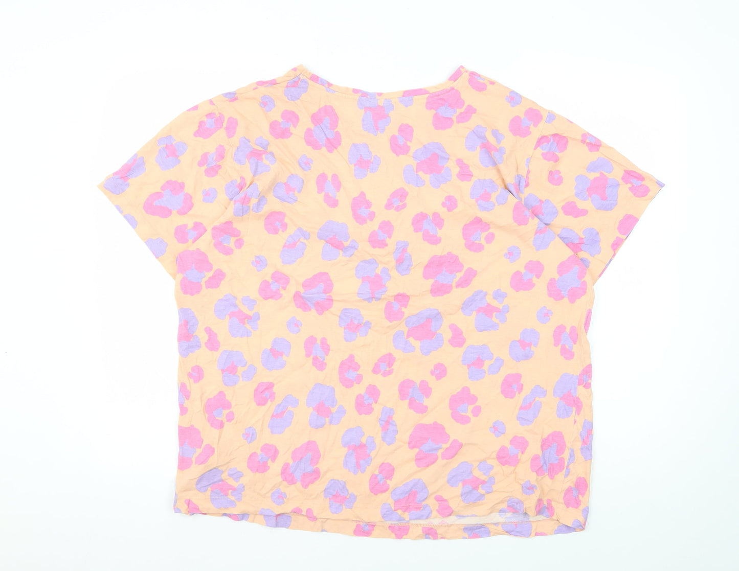 ASOS Design Women's Beige Floral T-Shirt Size 12