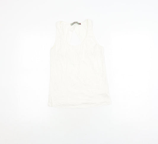 A.L.E Women’s White Tank Top, Size M, Casual Essential