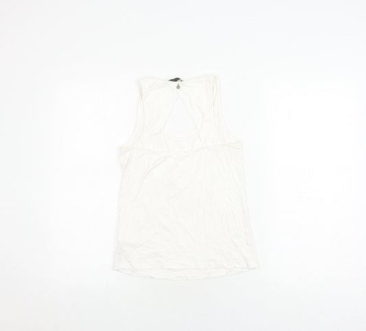 A.L.E Women’s White Tank Top, Size M, Casual Essential