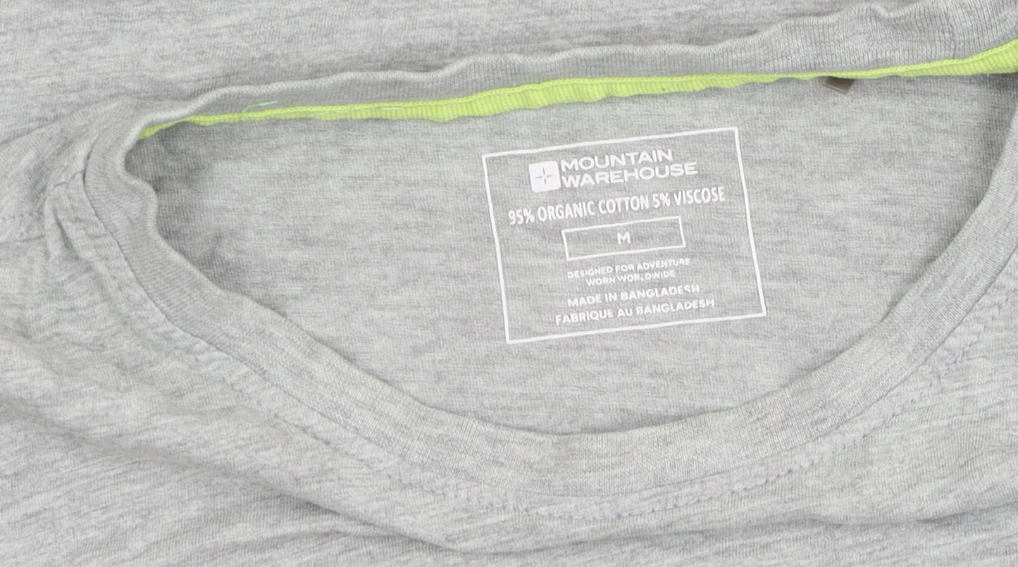 Mountain Warehouse Men's Grey Graphic Print Pullover Sweatshirt M