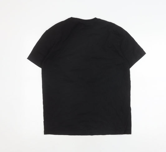 Armani Exchange Men's Black Logo T-Shirt L Regular Fit