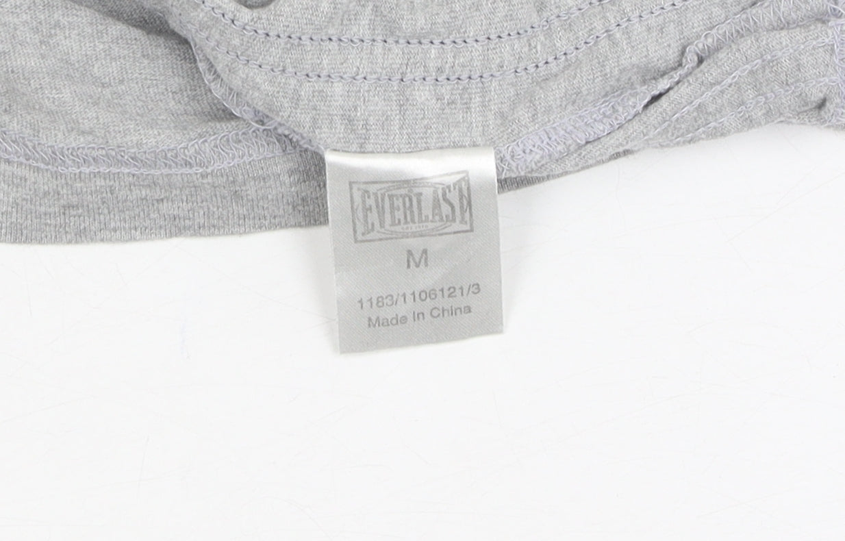 Everlast Men's Grey M T-Shirt, Short Sleeve, Cotton, Casual