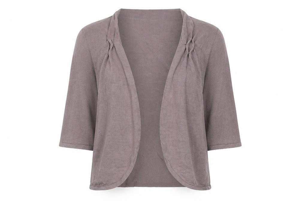 Coast Women's Grey Cardigan 3/4 Sleeve Size 12