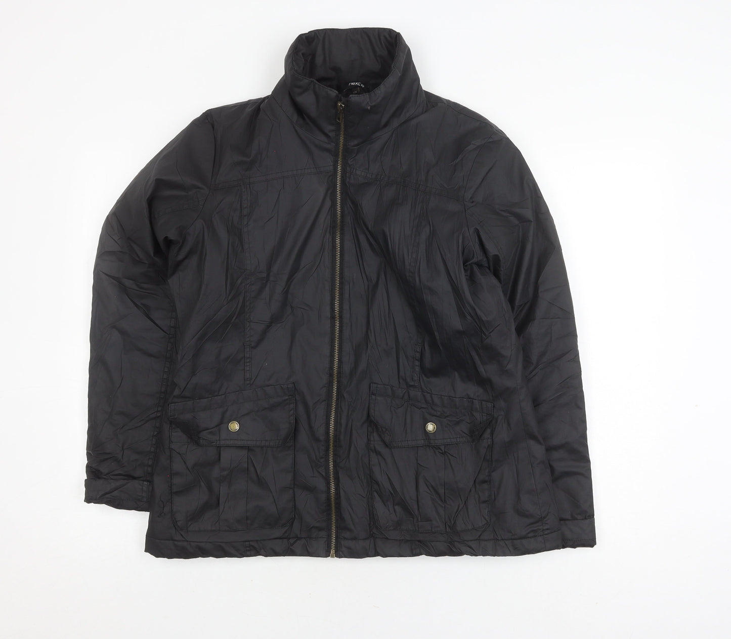 Next Women's Black Puffer Jacket Size 14 Casual
