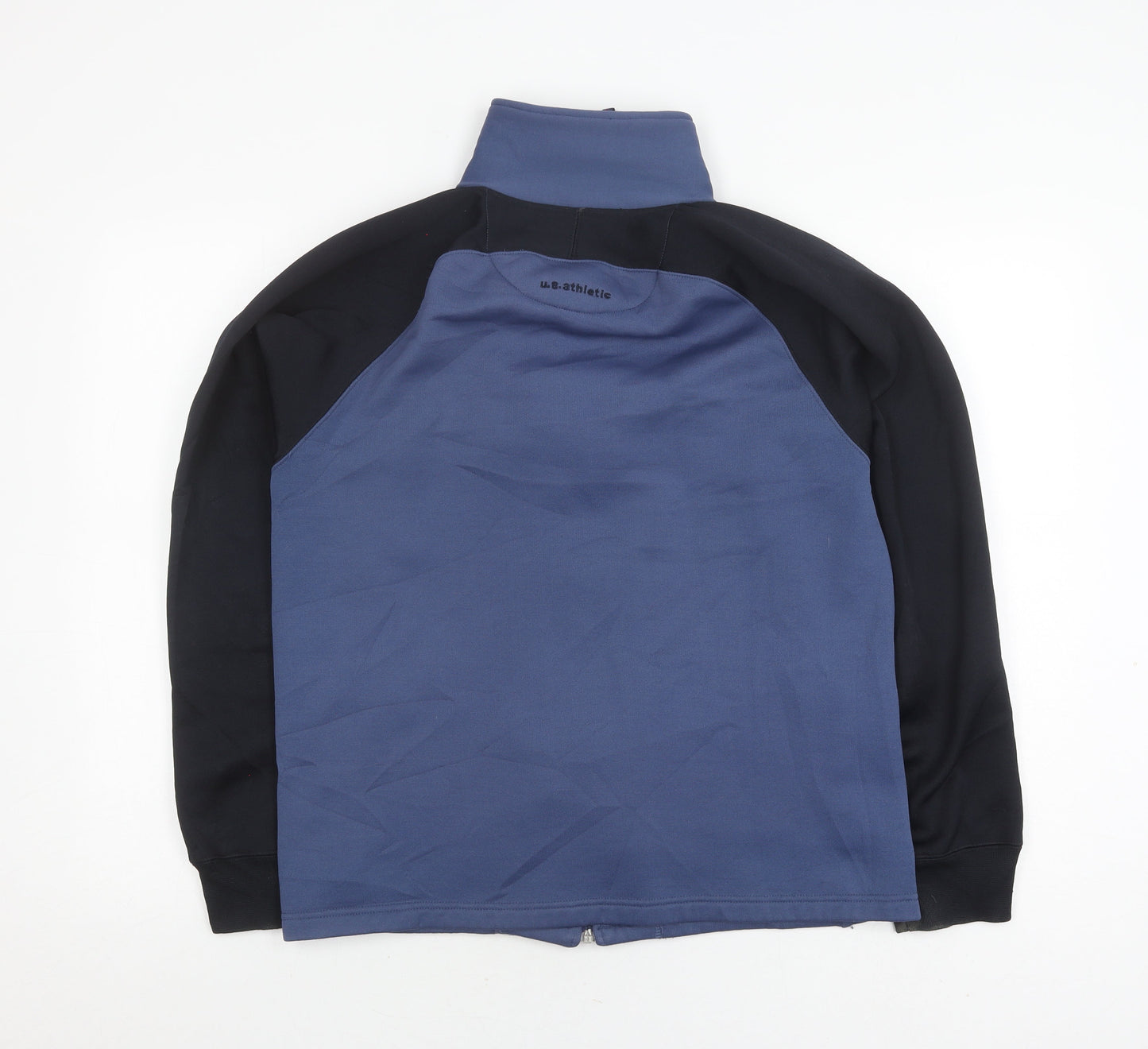 U.S. Athletic Men's Blue Full Zip Sports Jacket M