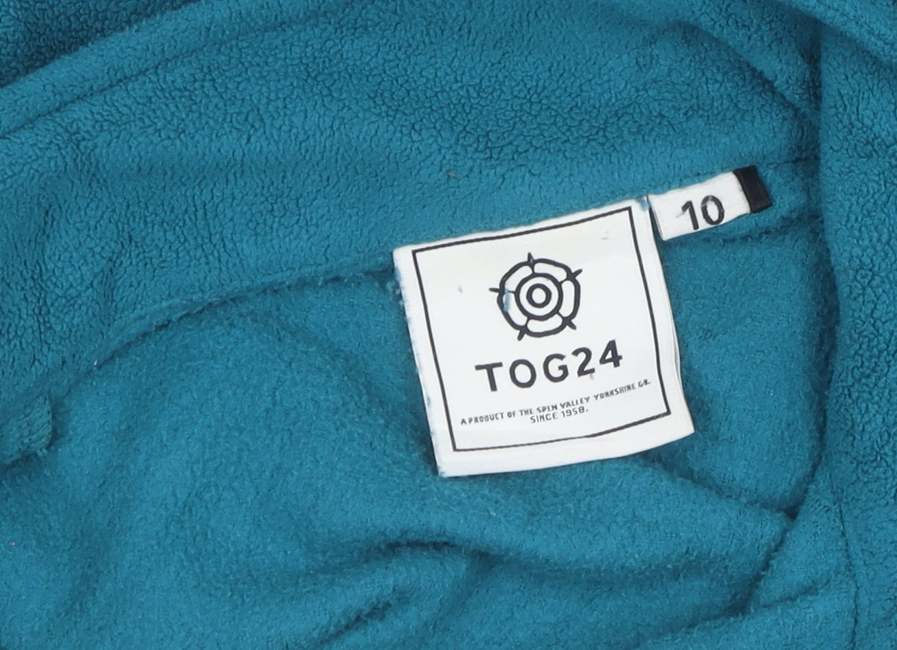 TOG24 Women's Blue Fleece Sweatshirt Size 10