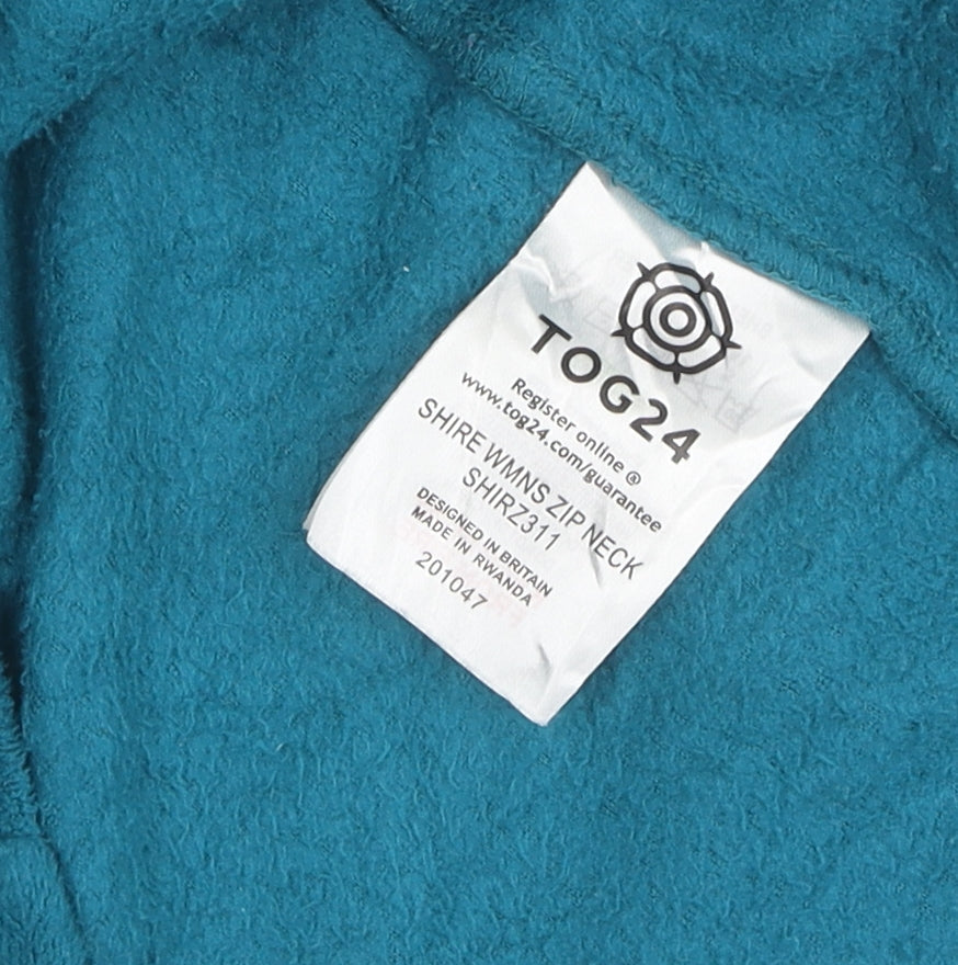 TOG24 Women's Blue Fleece Sweatshirt Size 10
