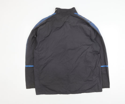 Puma Men's Blue Windbreaker Jacket L Sports Logo