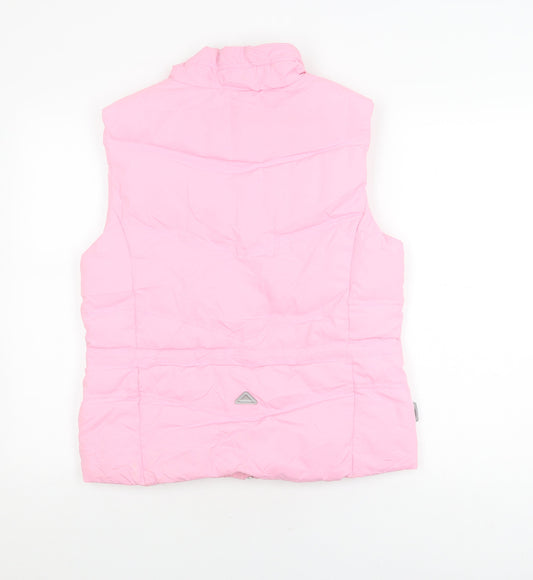 Icepeak Girls Pink Sleeveless Puffer Jacket, Size 14, Winter