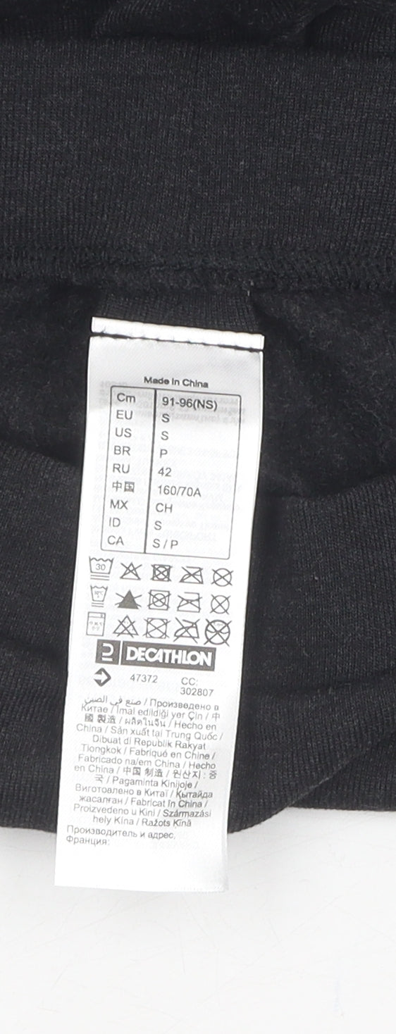 Decathlon Women's Black Ankle Leggings in Small