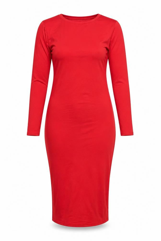 I SAW IT FIRST Red Bodycon Dress, Size 10, Women's Fashion