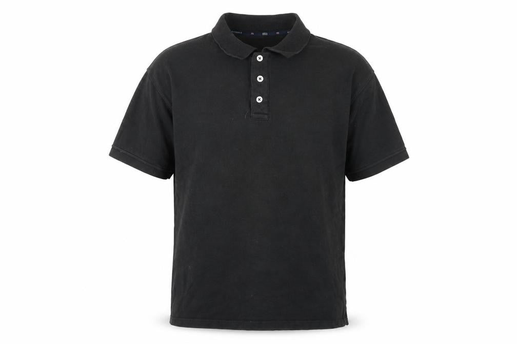 Marks and Spencer Men's Black Polo M Solid