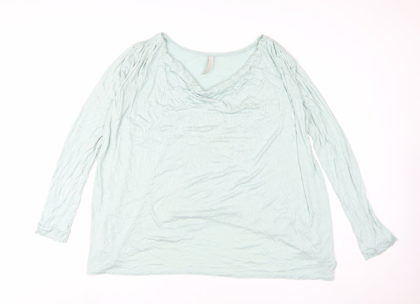 Cindy Leigh Armstrong Women's Blue Blouse 2XL, Classic & Relaxed