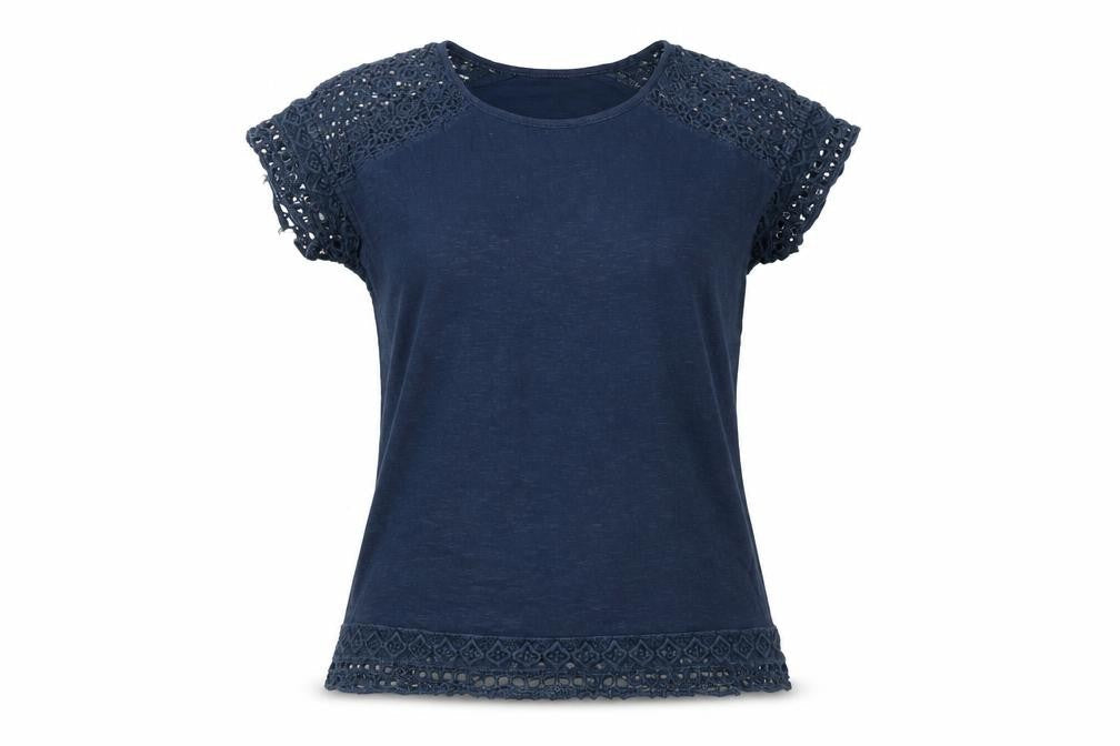 Marks and Spencer Blue Women's T-Shirt Size 8