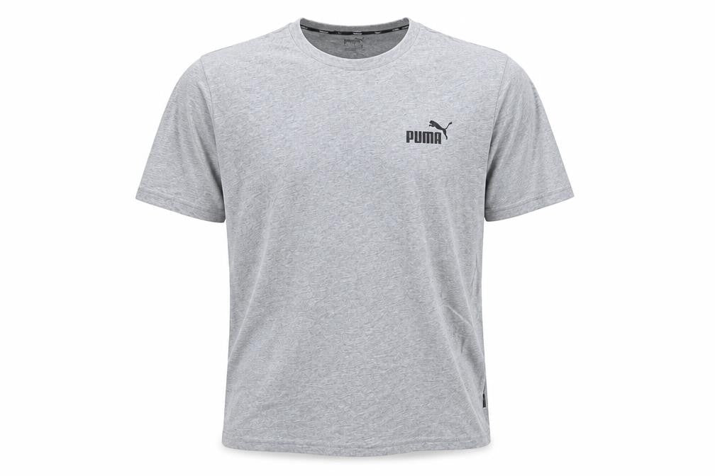 Mens UK Size M PUMA Grey  Cotton Blend T-Shirt