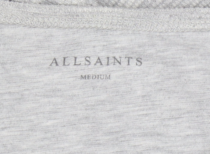 AllSaints Men's Grey Long Sleeve T-Shirt M - Great Condition