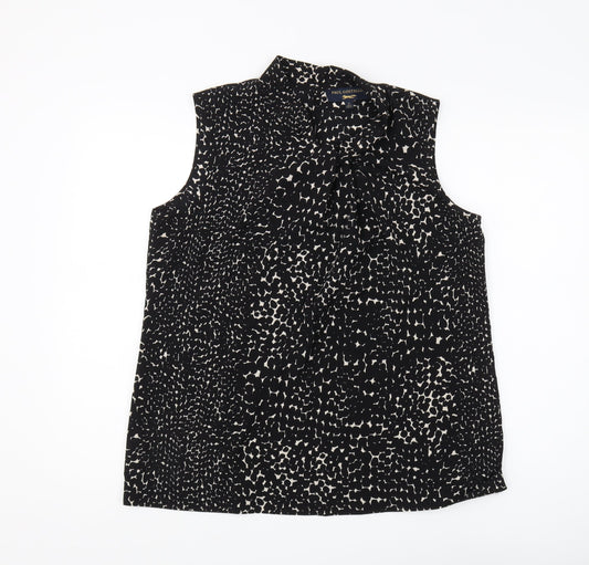 Paul Costelloe Women's Black Sleeveless Blouse Size 16