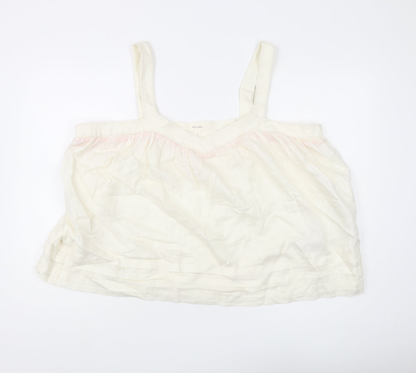 Marks and Spencer Women's White Camisole Tank Size 22