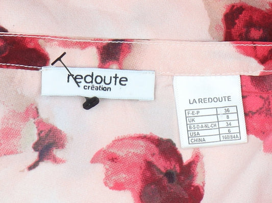 La Redoute Women’s Multicoloured Floral Tunic Blouse Size 8