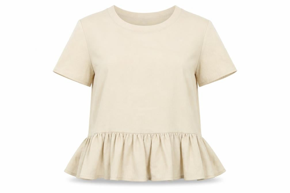 Womens UK Size S VERO MODA Beige Polyester Blouse