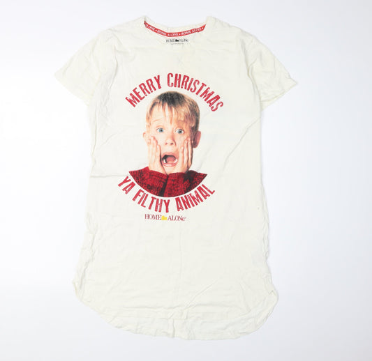 NECA Women Ivory Home Alone Nightshirt M Christmas