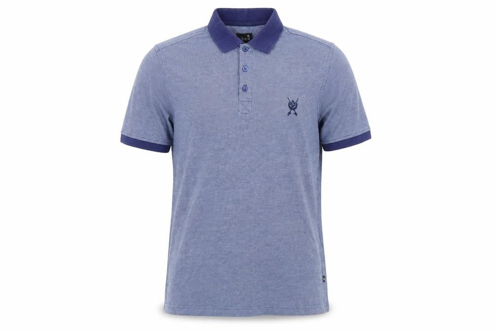 Jeff Banks Men's Blue Polo Shirt, Medium, Cotton