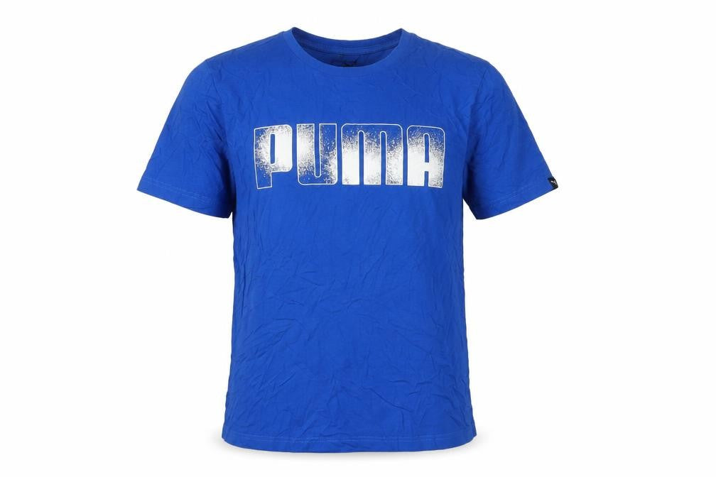 Mens UK Size M PUMA Blue  Cotton T-Shirt