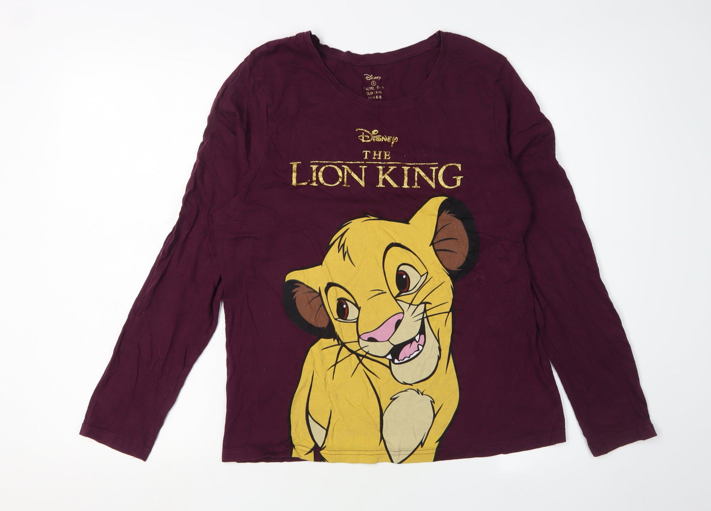 Disney Women's Purple Lion King T-Shirt Size 12