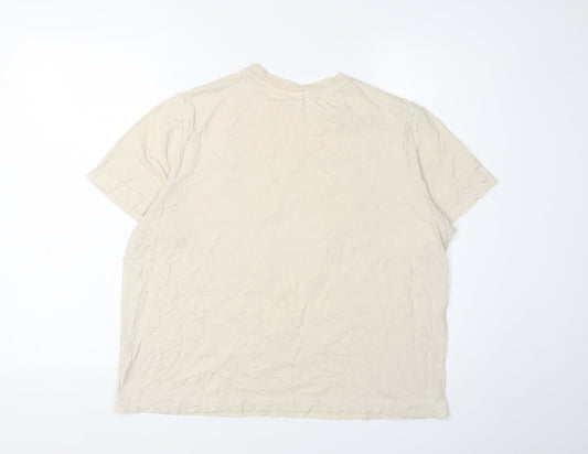 NFL Unisex Beige Crew Neck Short Sleeve T-Shirt