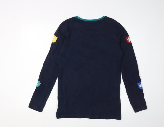 Marks and Spencer Boys Blue Harry Potter Long Sleeve T-Shirt