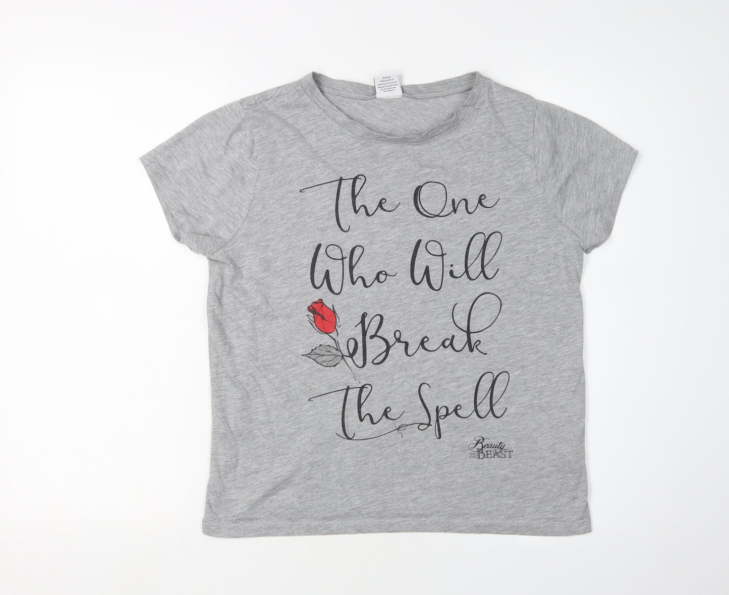 Disney Grey Beauty and the Beast T-Shirt, Size 12