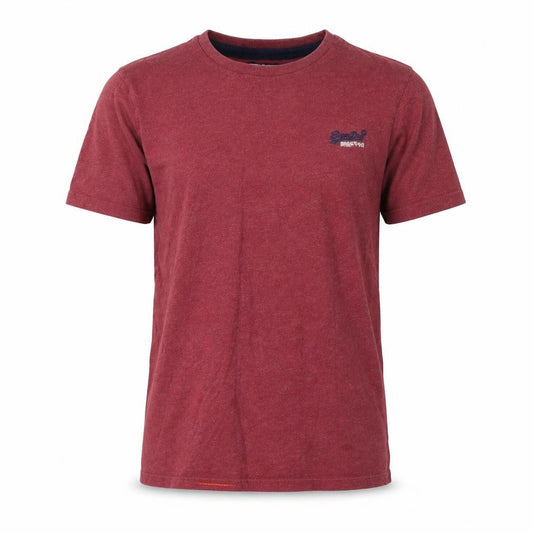Mens UK Size S Superdry Red  Cotton T-Shirt