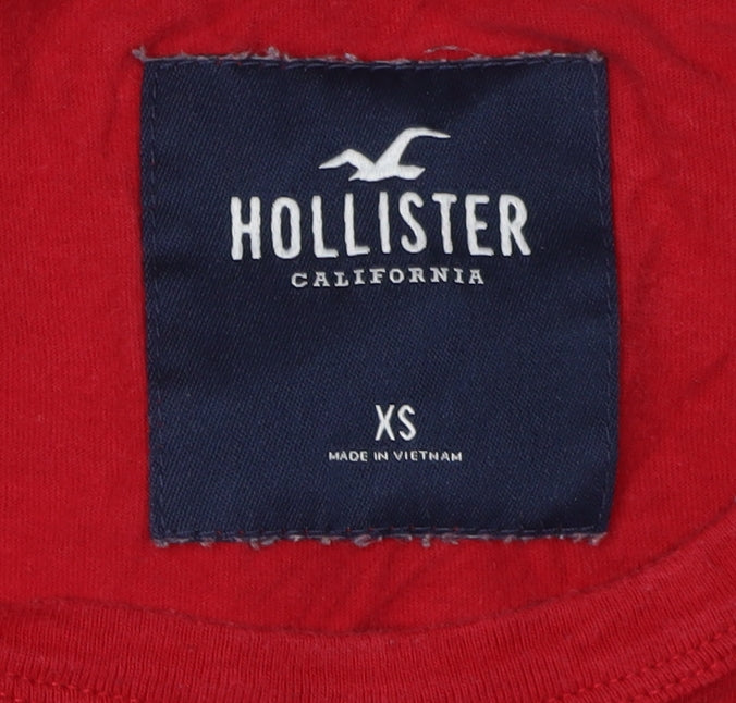 Hollister Red Men's XS Graphic T-Shirt