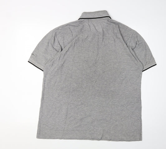 Lee Cooper Men's Grey M Polo Shirt, Casual Style