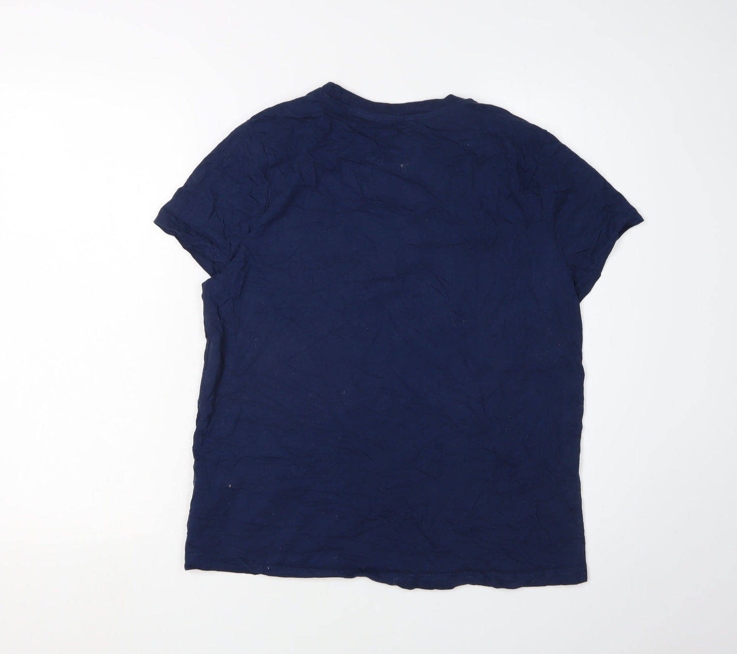 Disney Blue T-Shirt Unisex Adults Size S Crew Neck